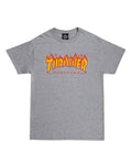 Flame Logo T-Shirt - Heater Grey