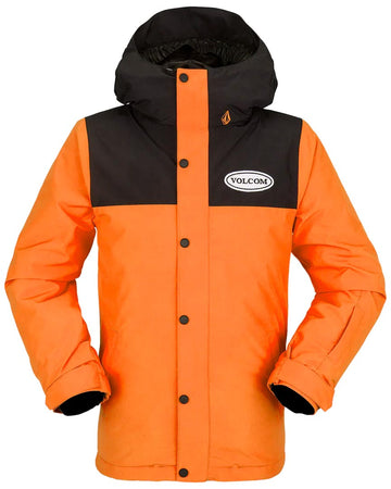 Kids Stone 91 Insulated Winter Jacket - Orange Shock