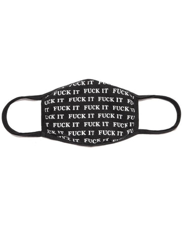 Fuck It Mask Scarf - Black