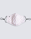 Foulard Face Mask - Pink Checkerboard