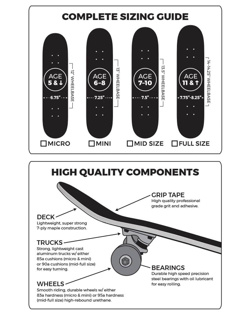 Classic Dot Complete Skateboard - Full