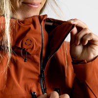 Women's Shralpinist Stretch Recycled Jacket - Obsidian Red