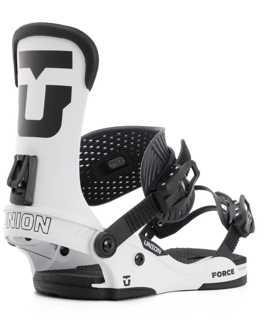 Force Pro Snowboard Bindings - White 2023