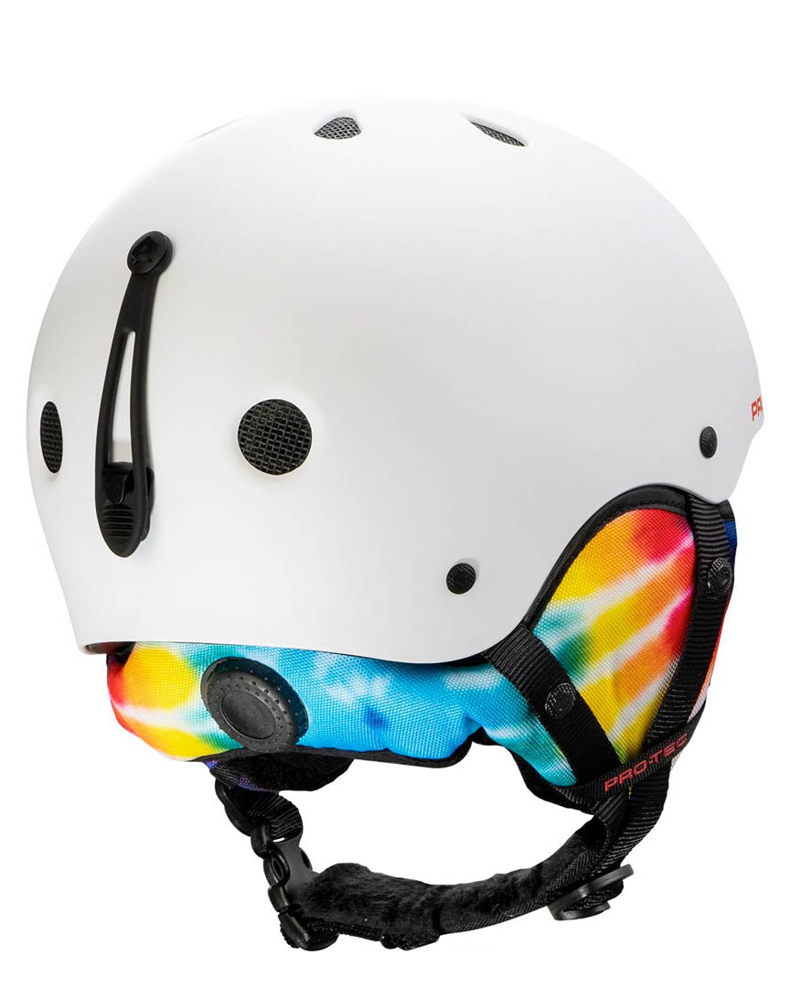 Jr. Classic Certified Snow Helmet- White Tie Dye