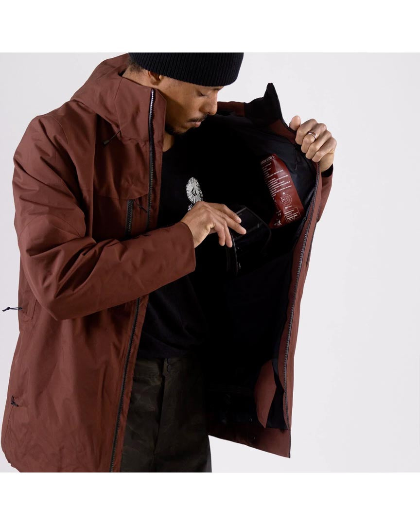 Mountain Surf Parka Winter Jacket - Vulcan Red