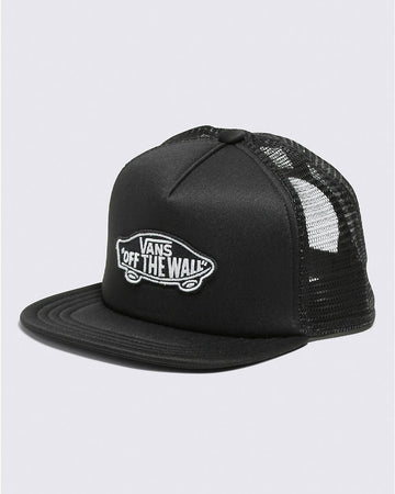 Boy Classic Patch Trucker Hat - Black/Black