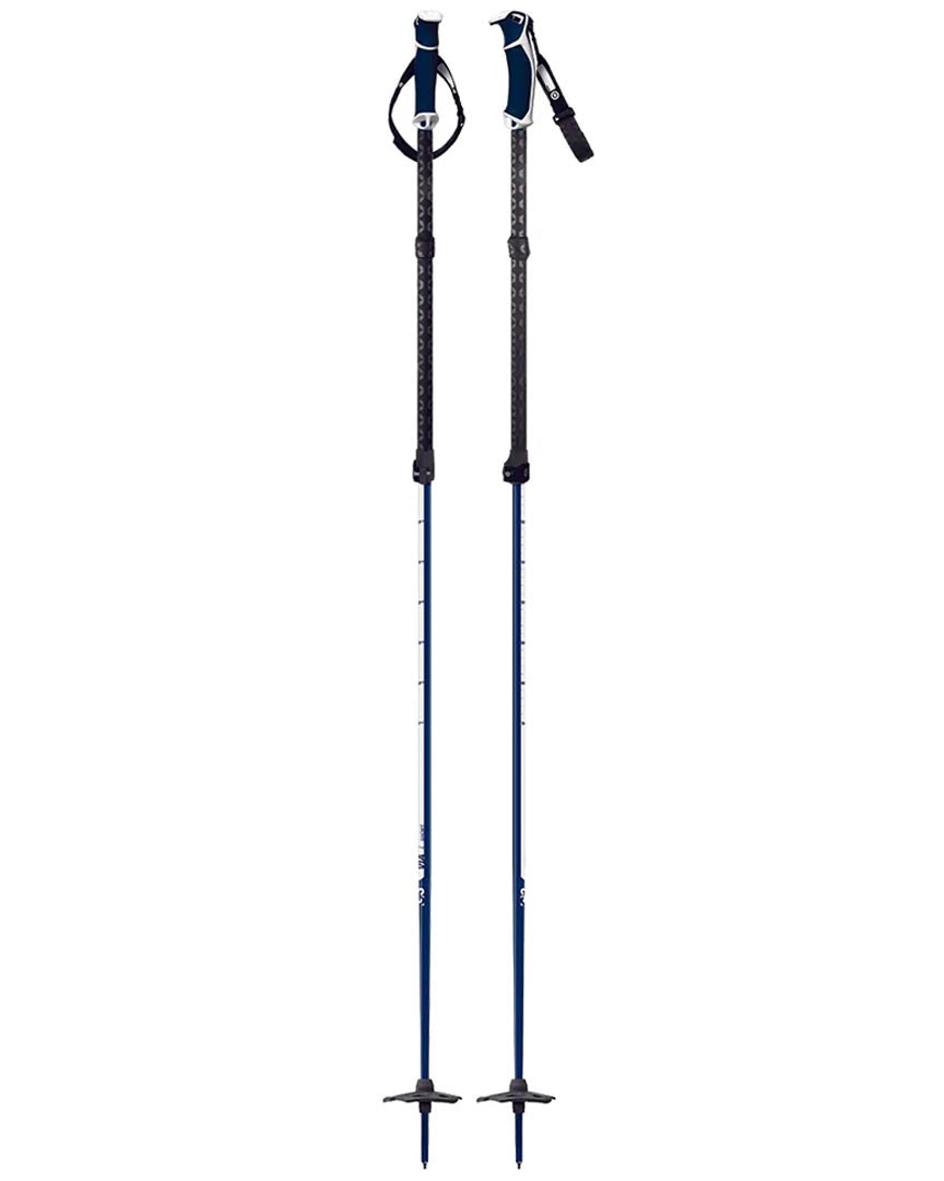 Ski Touring Poles Via Aluminium - Navy