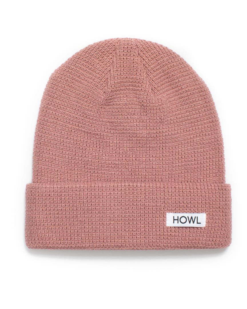 Waffle Beanie - Pink