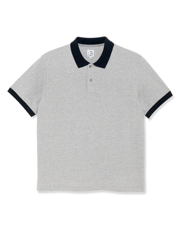 Duo Polo Shirt Short Sleeve Polo Shirt - Heather Grey