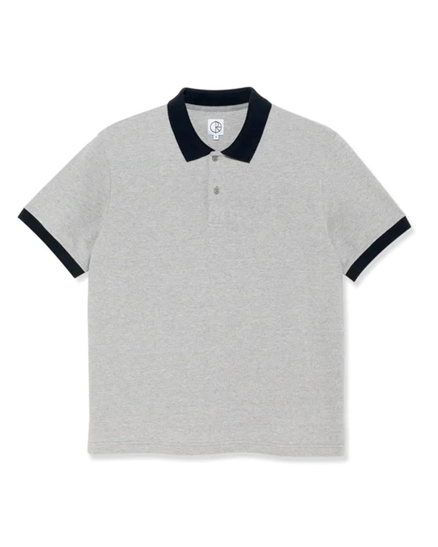 Duo Polo Shirt Short Sleeve Polo Shirt - Heather Grey