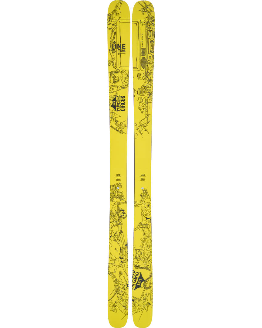 Chronic 94 Tc Traveling Circus Limited-Edition Skis 2024