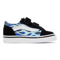 Toddler Old Skool V Shoes - Camo Flame Blue