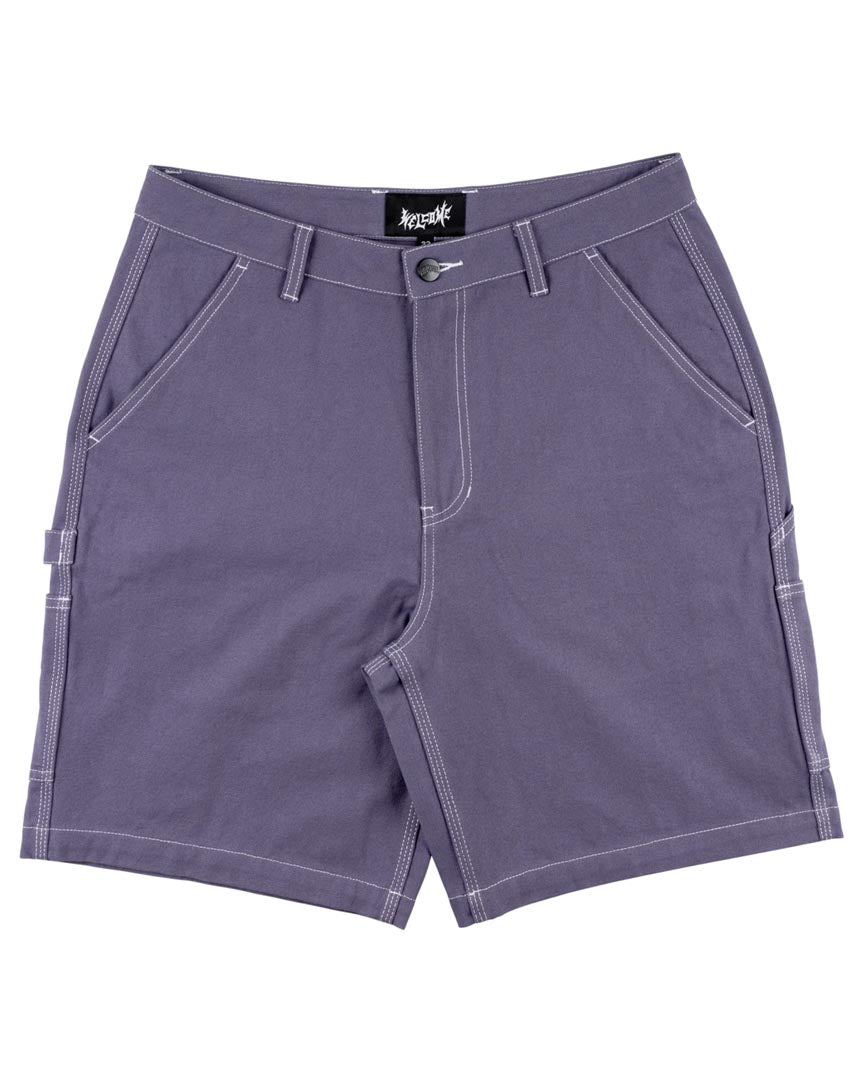 Brace Canvas Carpenter Shorts - Grape