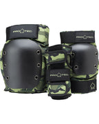 Équipement de protection Protection Junior 3 Pack Pad Sets - Camo par PRO-TEC
