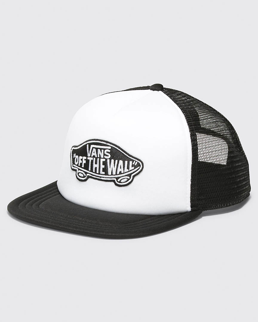 Classic Patch Trucker Hat - White/Black