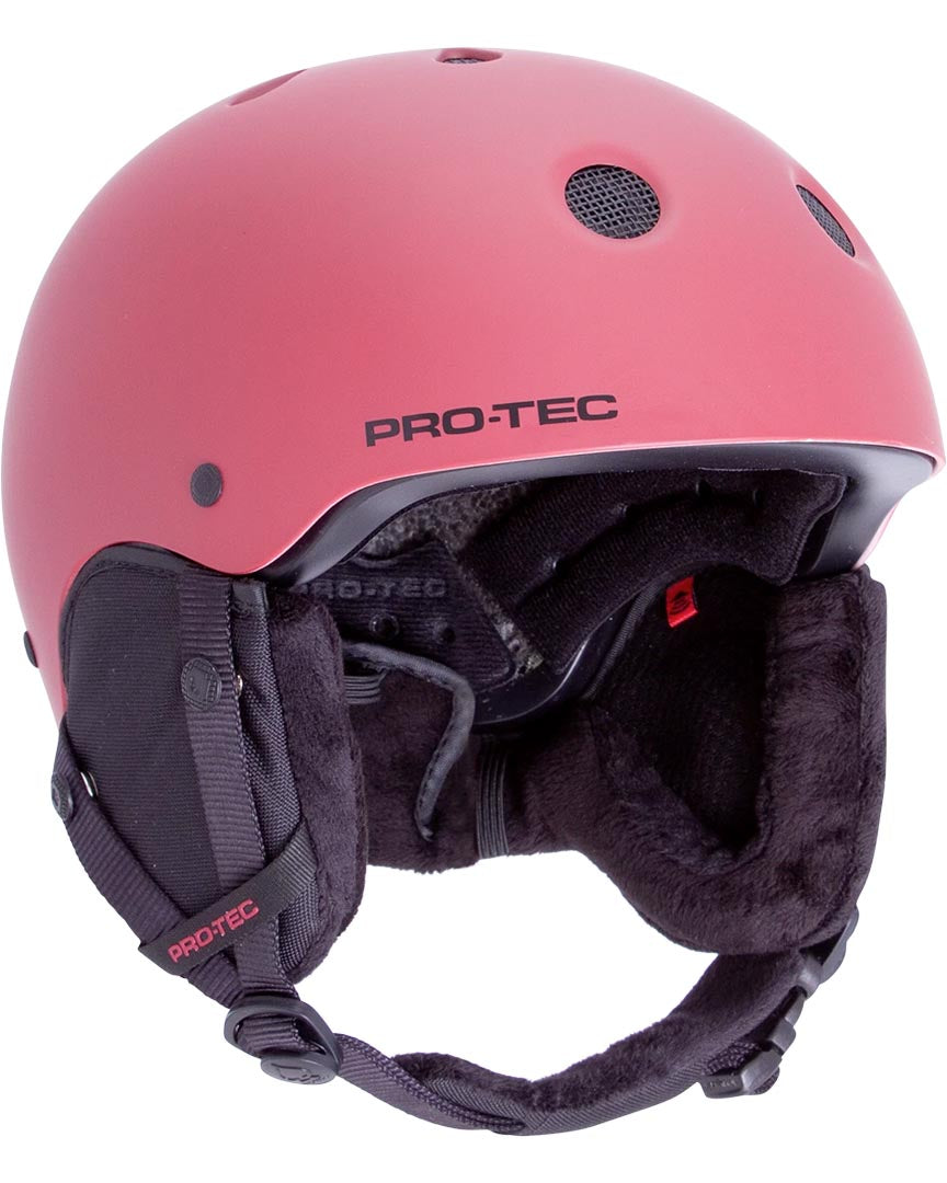 Classic Snow Winter Helmet - Matte Brick Red