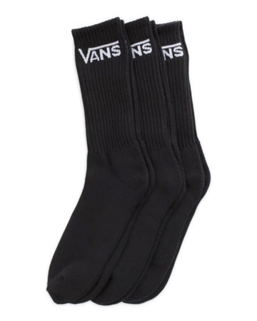 Classic Crew 3 Pck Socks - Black