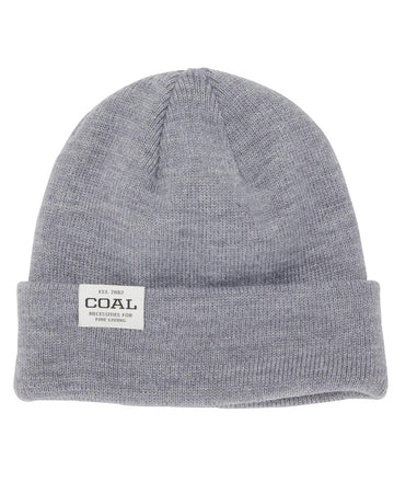 Tuque Uniform Low Recycled Knit Cuff Beanie - Heather Grey