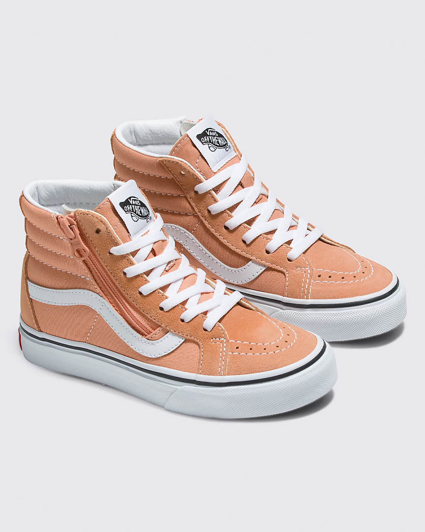 Kids Sk8-Hi Reissue Side Zip Shoes - Color Theory Sun Baked