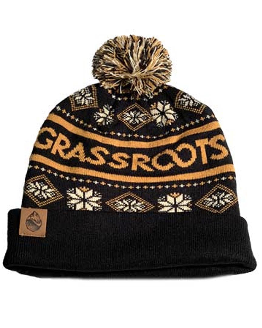 Tuque Stellar Pom - Black/Gold