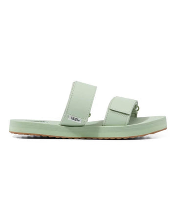 Cayucas Slide Wms Sandals - Celadon Green