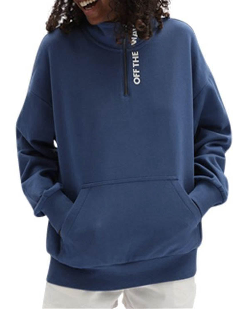 Wms Otw Ft Polo Sweatshirt - True Navy