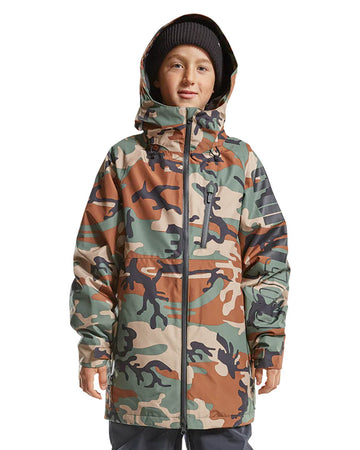 Youth Grasser Insulated Winter Jacket - Camo