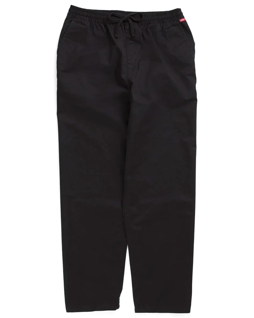 Pants Range Baggy Tapered Elast - Black