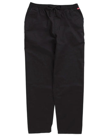 Range Baggy Tapered Elastic Waist Pants - Black