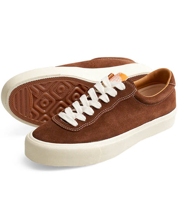VM001 Suede Lo Shoes - Choc Brown/White