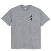 Vertical Logo T-Shirt - Heather Grey