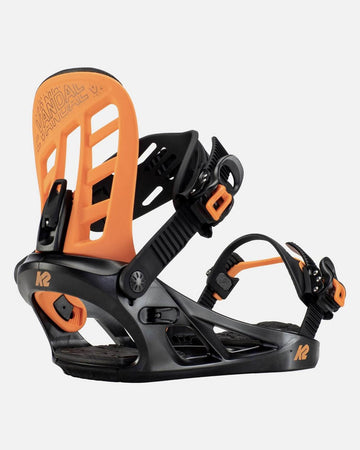 Vandal Snowboard Bindings - Orange