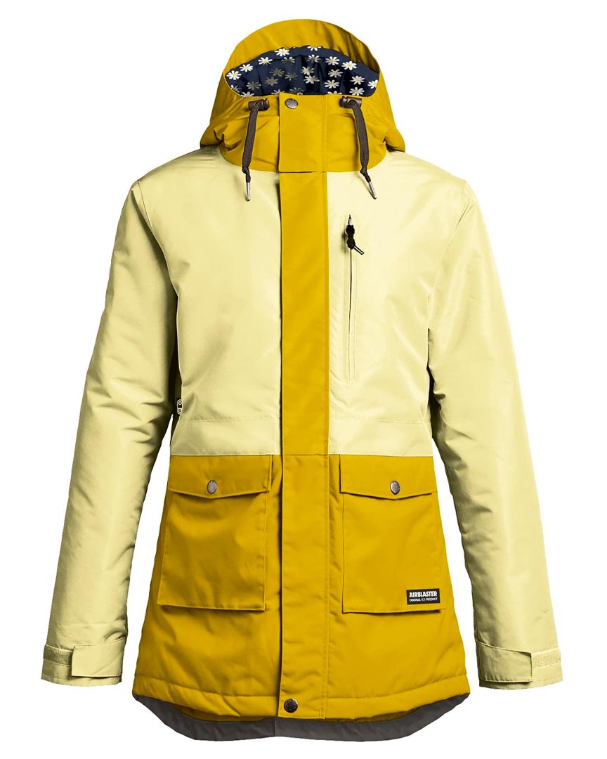 Stay Wild Parka Winter Jacket - Custard Gold