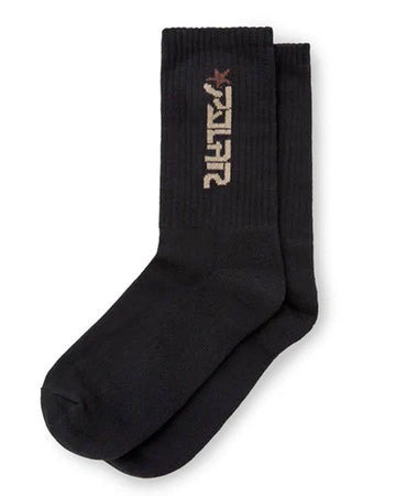 Star Socks - Black/Brown