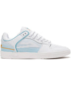 Telford Low Shoes - White Leather