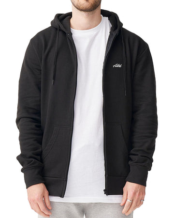 Adre Zip Hood Zip Hoodie - Black
