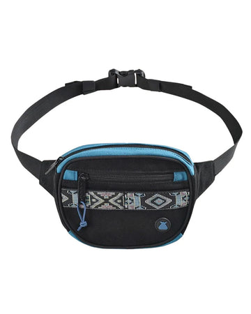 Oaker Mini Mega Hip Bag Handbag - Black/Blue