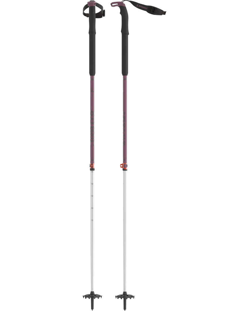 Bct Touring Sqs Women's Ski Touring Poles - Plum