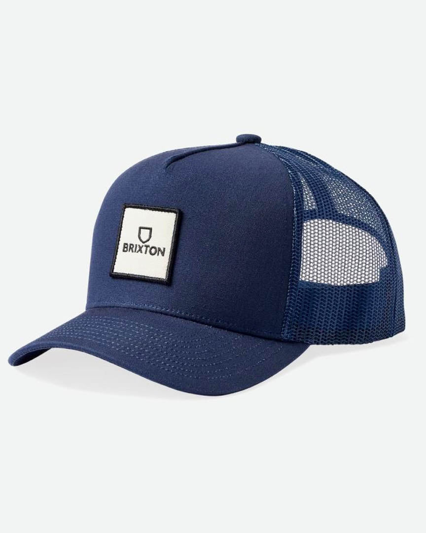 Alpha Block X Mesh Hat - Navy