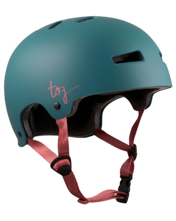 Evolution Wmn Solid Color Helmet - Satin Ocean