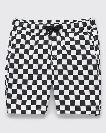 Short Boy Range Elastic Waist - Checker