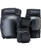 Jr. Street Gear 3-Pack -Protective Gear - Black - Boutique Adrenaline