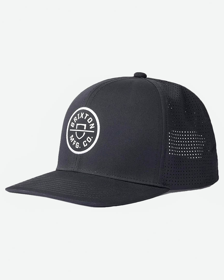 Crest X Mp Snapback Hat - Black