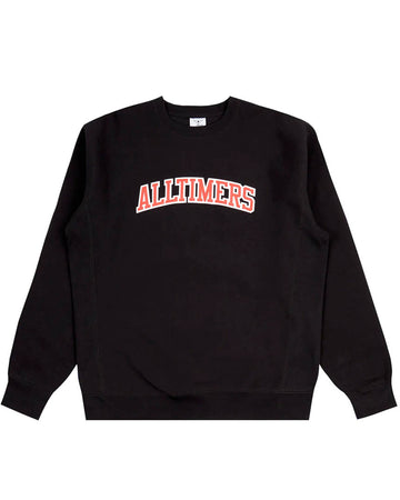 City College Crewneck Sweatshirt - Black