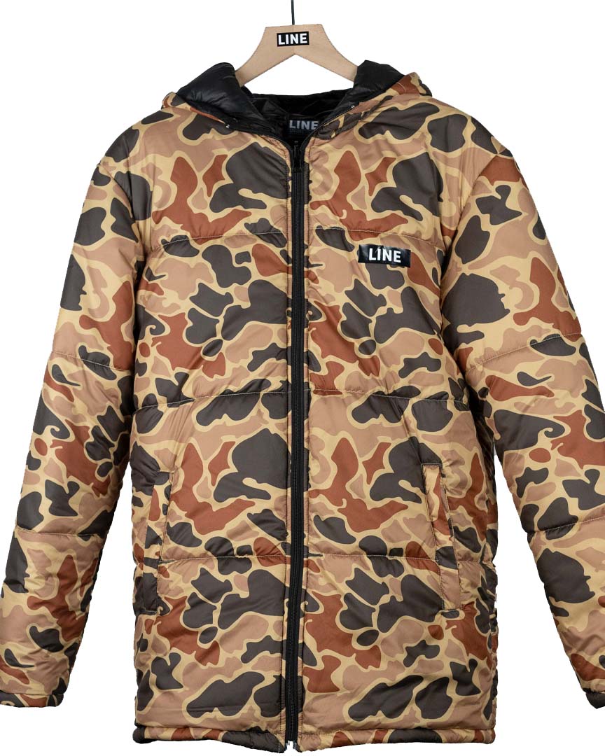 Line Toaster Puffy Jacket - Black/Duck Camo