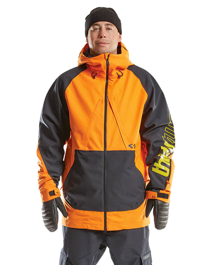 Tm-3 Winter Jacket - Black Orange Yellow