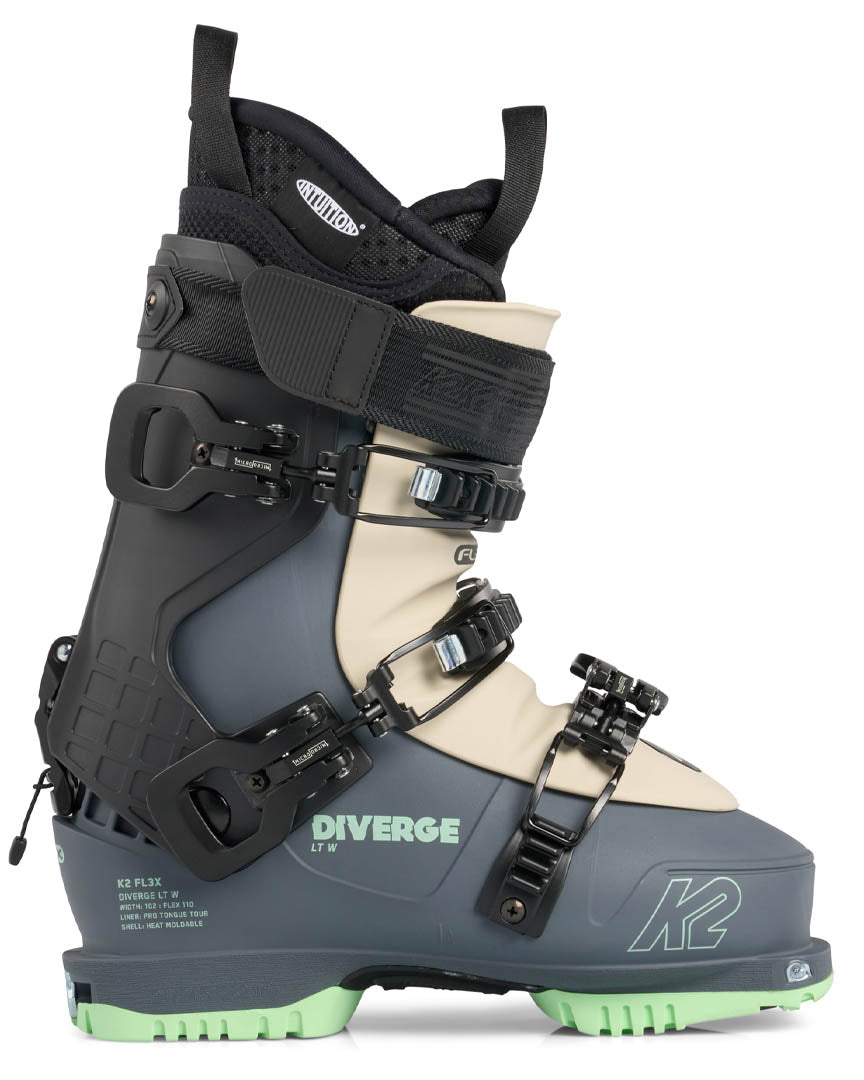 K2 Diverge Lt W Ski Boots - Gray 2023