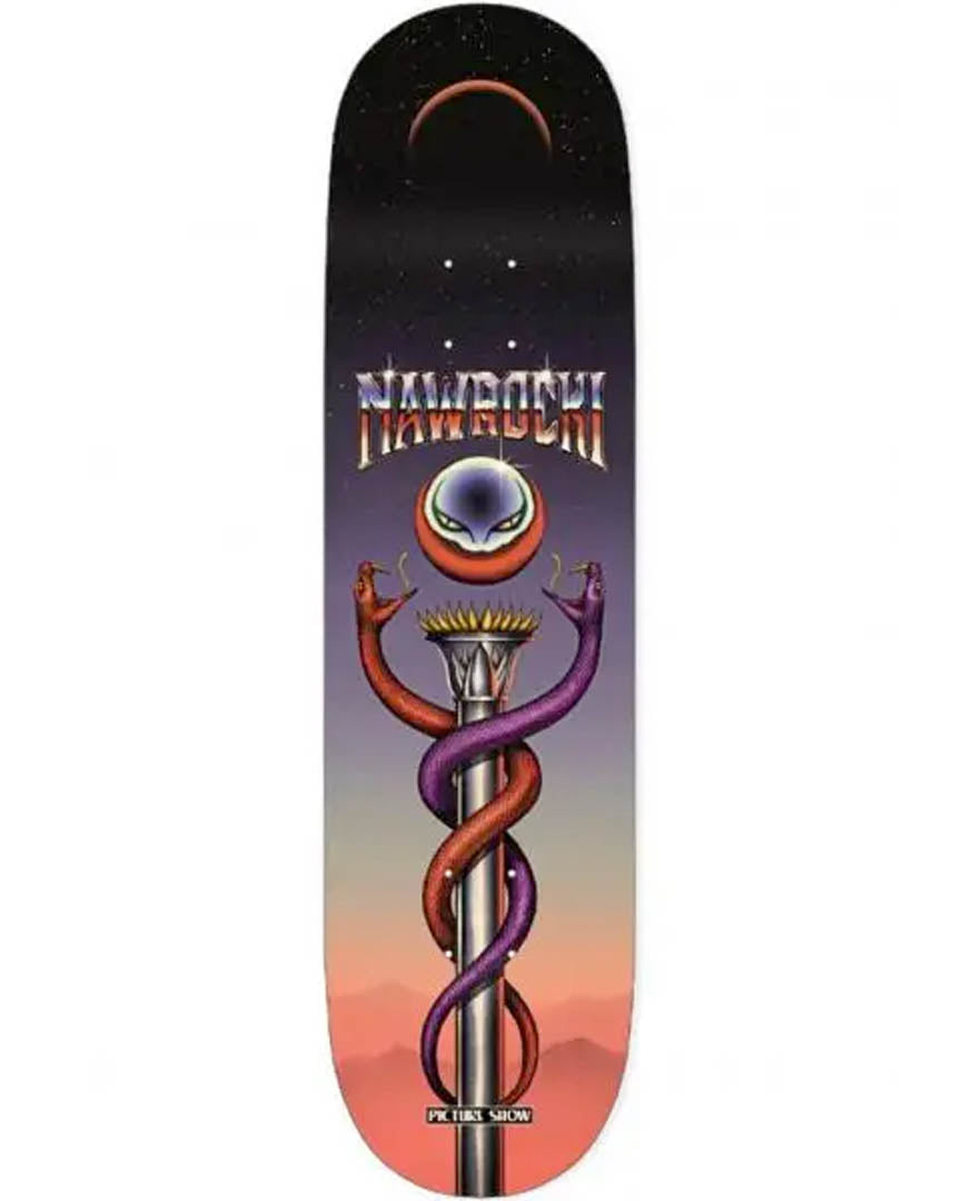 Nawrocki Caduceus Skateboard Deck - 8.25