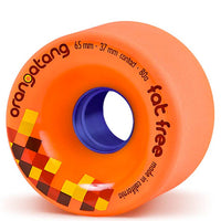 Fat Free Longboard Wheels - Orange
