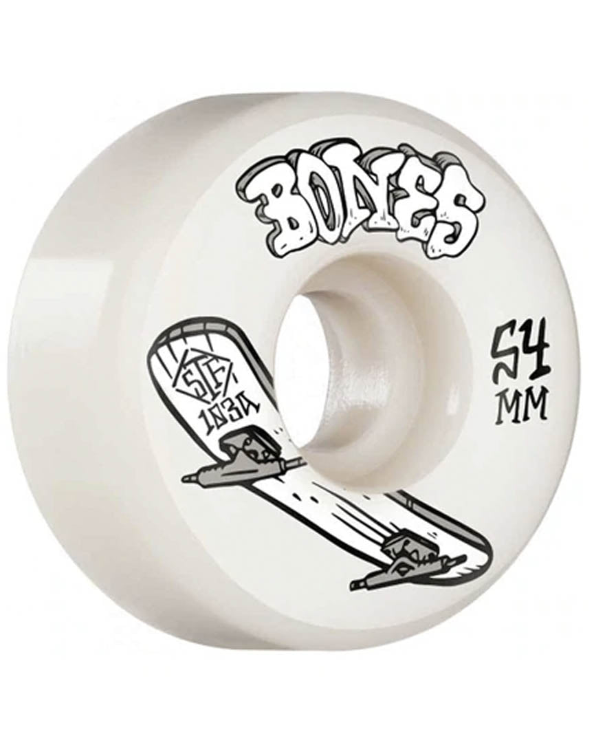 Heritage Boneless 103A V1 Skateboard Wheels - White